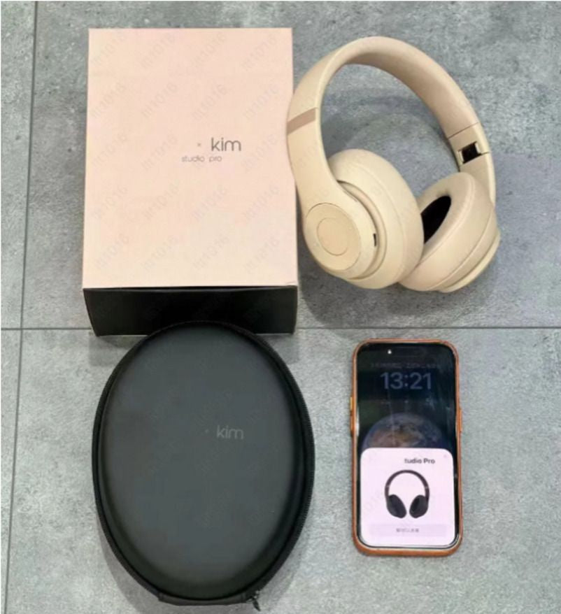 New Wireless Studio Pro Bluetooth Wireless Headphones Noise-Cancelling Headphones Magic Sound Recorder Pro Earphone Earbuds with Bag