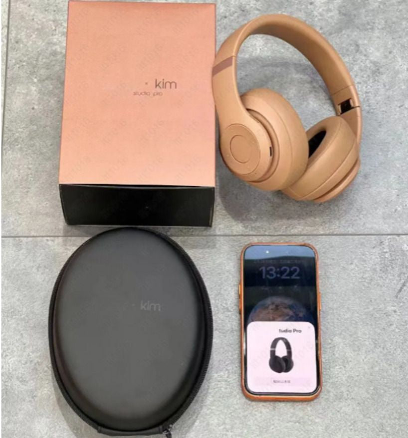 New Wireless Studio Pro Bluetooth Wireless Headphones Noise-Cancelling Headphones Magic Sound Recorder Pro Earphone Earbuds with Bag