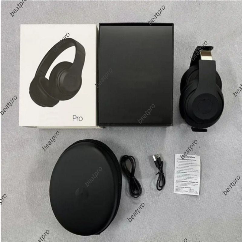 New Wireless Studio Pro Bluetooth Wireless Headphones Noise-Cancelling Headphones Magic Sound Recorder Pro Earphone Earbuds with Bag